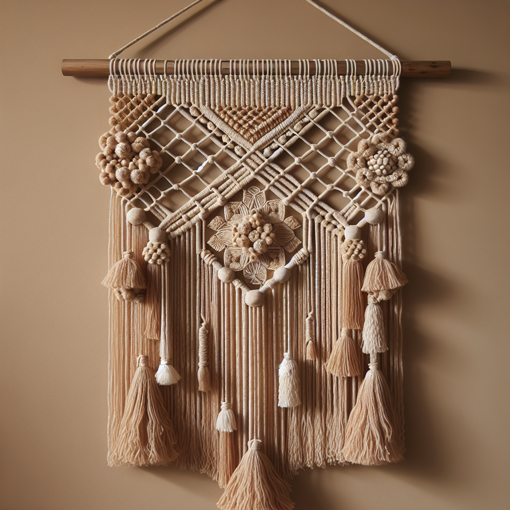 Boho-Chic Macrame Wall Hanging