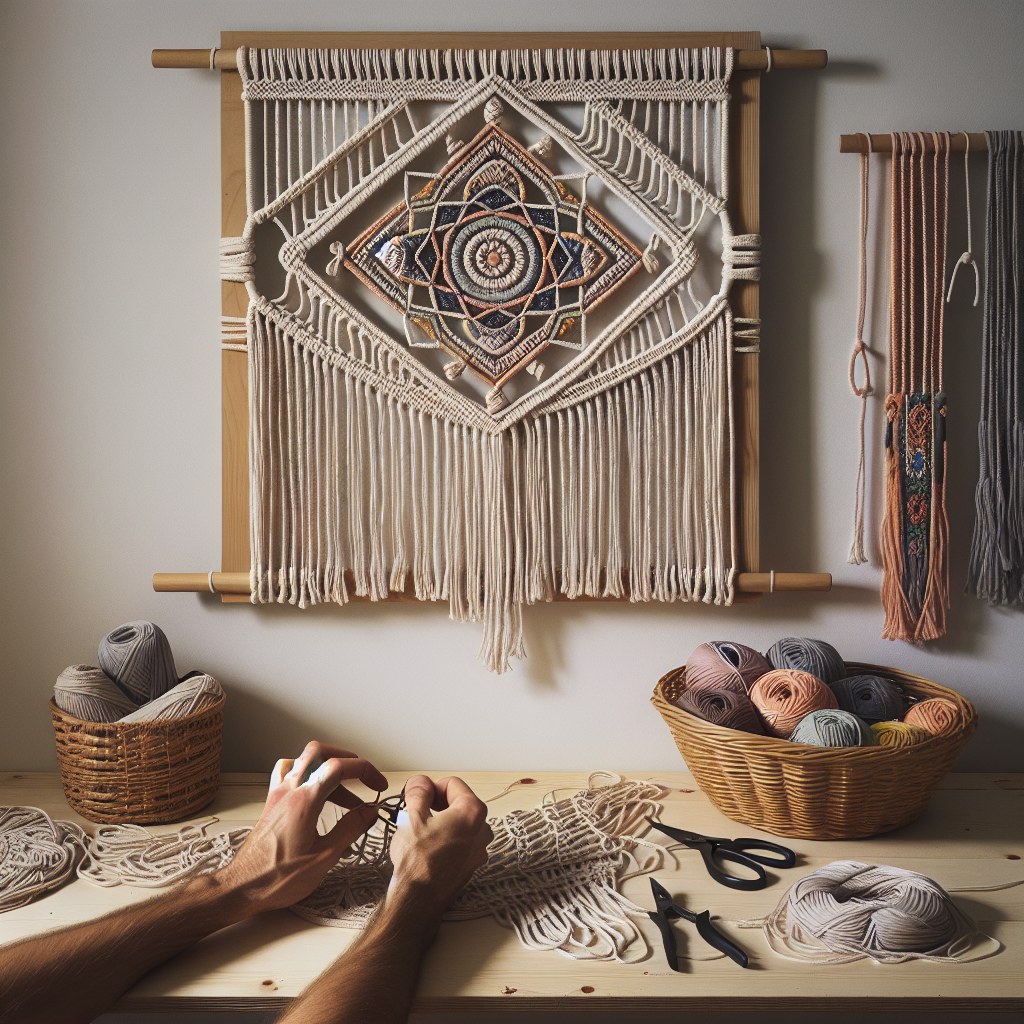 DIY Macrame Headboard