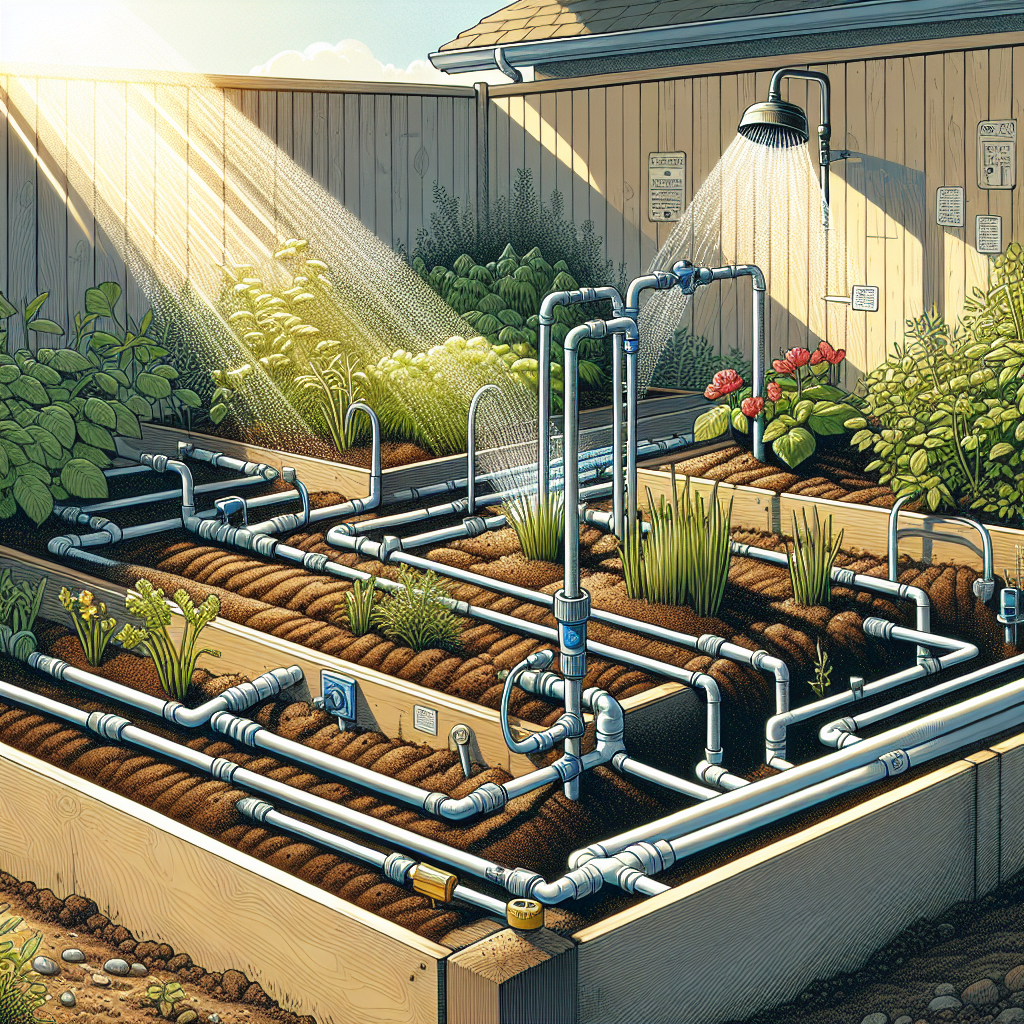 DIY Raised Garden Bed Irrigation