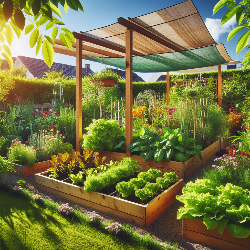 DIY Shade for Raised Garden Beds