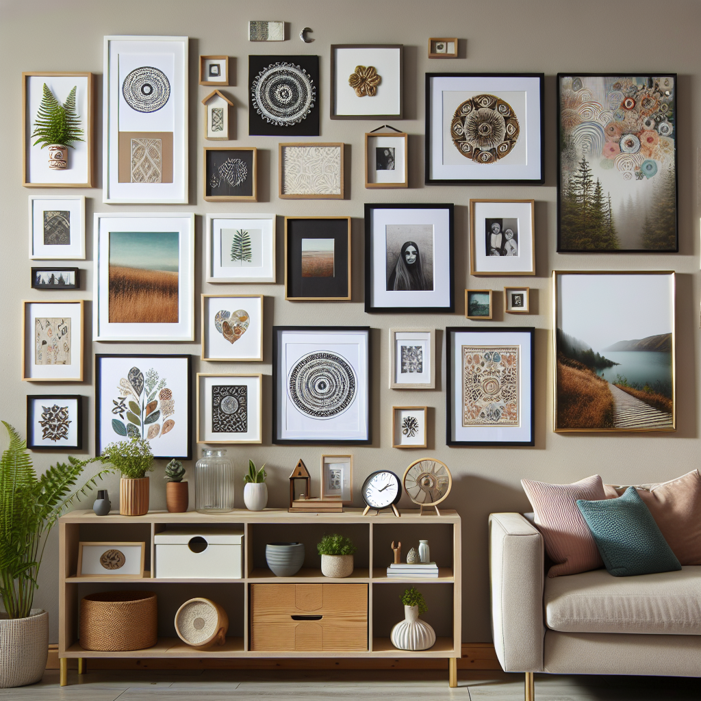 DIY gallery wall