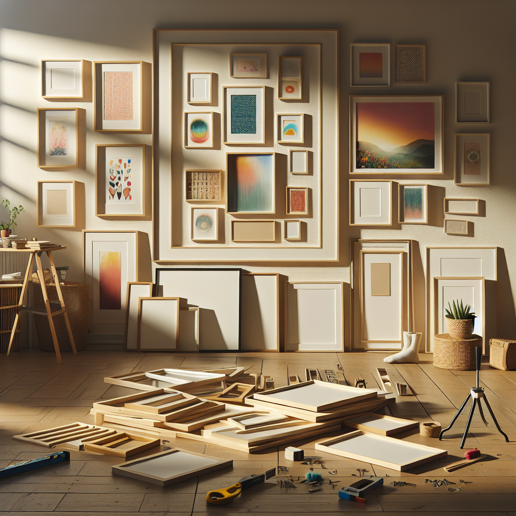 DIY gallery wall