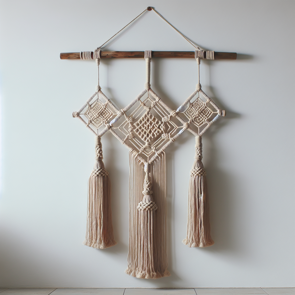Simple DIY Macrame Wall Hanging
